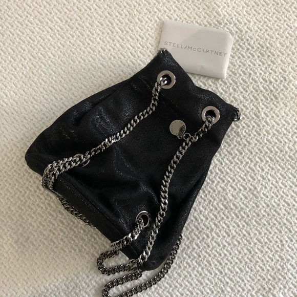 Stella McCartney Black Mini Falabella Backpack - Picture 4 of 6